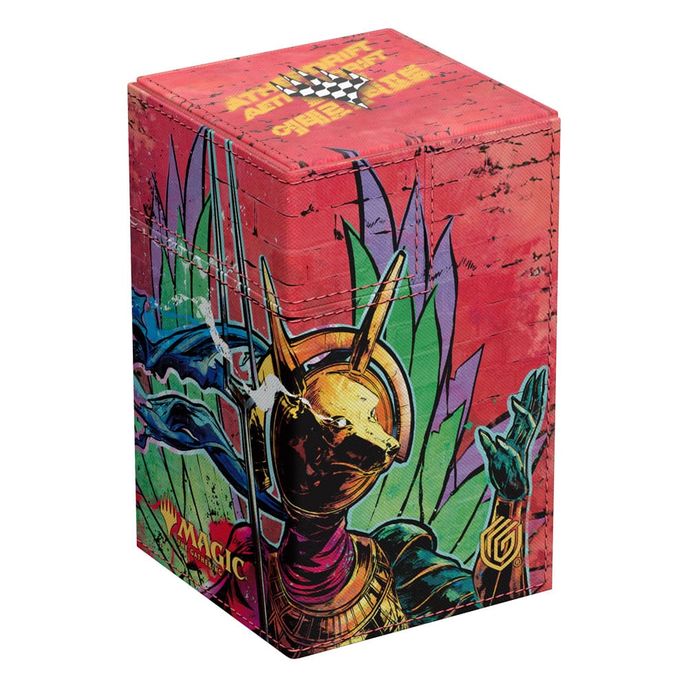 Ultimate Guard Flip'n'Tray 100+ Xenoskin Deck-Box mit Magic: The Gathering Aetherdrift Artwork von Hazoret.