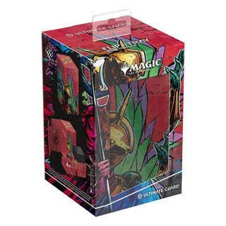 Ultimate Guard Flip'n'Tray 100+ Xenoskin Deck-Box mit Magic: The Gathering Artwork, Hazoret, Godseeker Design.