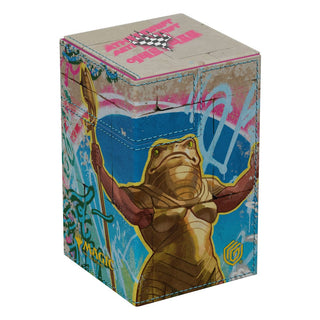 Ultimate Guard Flip'n'Tray 100+ Xenoskin Deck-Box mit Magic: The Gathering Aetherdrift Artwork.
