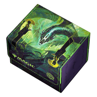 Ultimate Guard Sidewinder 100+ Xenoskin Kartenbox mit Drachenmotiv, geeignet für Magic: The Gathering.