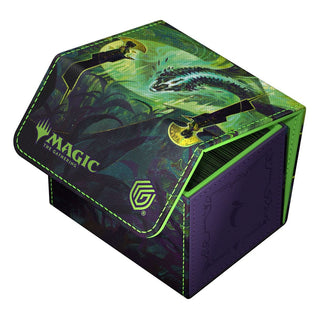 Ultimate Guard Sidewinder 100+ Xenoskin Kartenbox, Magic: The Gathering Design, grün-lila, für 100+ Karten.