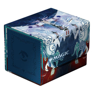 Ultimate Guard Sidewinder 100+ Xenoskin Kartenbox mit Magic: The Gathering "Tarkir: Dragonstorm" Design.