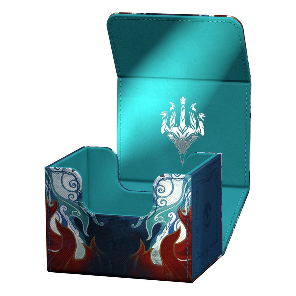 Ultimate Guard Sidewinder 100+ Xenoskin Kartenbox, offen, mit Drachenmotiv, für Magic: The Gathering Karten.