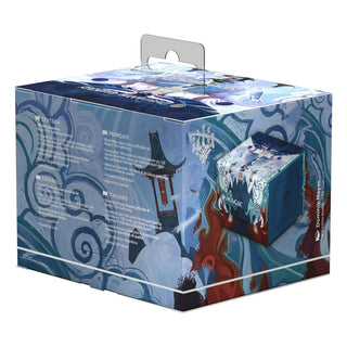 Ultimate Guard Sidewinder 100+ Xenoskin Kartenbox, Magic: The Gathering Design, blau-rot, Verpackung mit asiatischem Drach...
