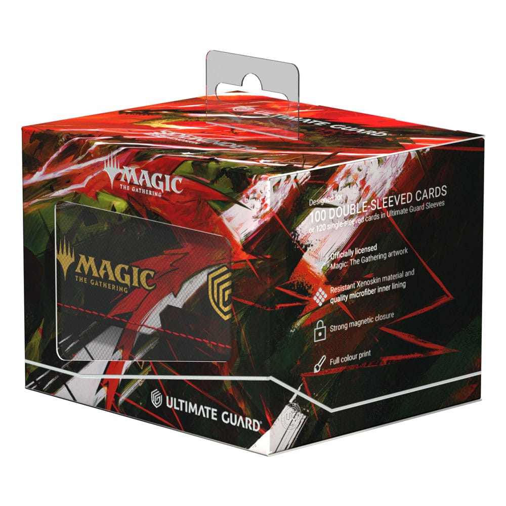 Ultimate Guard Sidewinder 100+ Xenoskin Box für Magic: The Gathering Karten, "Tarkir: Dragonstorm" Design, Ruinous Ultimatum.