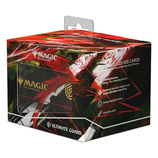 Ultimate Guard Sidewinder 100+ Xenoskin Box für Magic: The Gathering Karten, "Tarkir: Dragonstorm" Design, Ruinous Ultimatum.