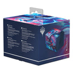 Ultimate Guard Sidewinder 100+ Xenoskin Box mit Magic: The Gathering Artwork, blau-rot, in Verpackung.