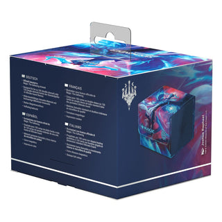 Ultimate Guard Sidewinder 100+ Xenoskin Box mit Magic: The Gathering Artwork, blau-rot, in Verpackung.