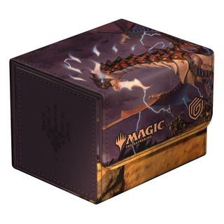 Ultimate Guard Sidewinder 100+ Xenoskin Box mit Magic: The Gathering Artwork und Blitzmotiv.