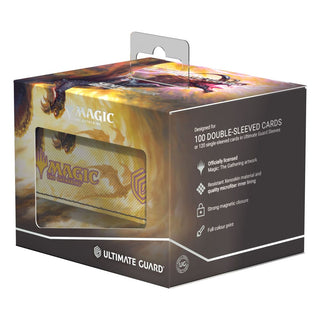 Ultimate Guard Sidewinder 100+ Xenoskin Box mit Magic: The Gathering Artwork, geeignet für 100 doppelt gesleevte Karten.