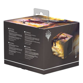 Ultimate Guard Sidewinder 100+ Xenoskin Box mit Magic: The Gathering Artwork, "Tarkir: Dragonstorm" Design.