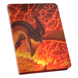 Ultimate Guard Zipfolio 360 Xenoskin mit Magmatic Hellkite-Design, Magic: The Gathering, Reißverschluss, robustes Material.