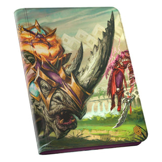 Ultimate Guard Zipfolio 360 Xenoskin mit Skirmish Rhino Design, Magic: The Gathering, Reißverschluss, Sammelkartenordner.