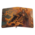 Ultimate Guard Zipfolio 360 Xenoskin mit Abzan Devotee Motiv aus Magic: The Gathering, geöffnet, zeigt kunstvolles Design.