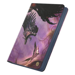 Ultimate Guard Zipfolio 360 Xenoskin mit "Tarkir: Dragonstorm" Design, zeigt einen Drachen im Kampf.