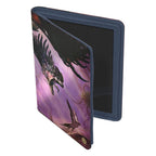 Ultimate Guard Zipfolio 360 Xenoskin mit Drachenmotiv, Sammelkartenordner, lila Hintergrund, Reißverschluss.