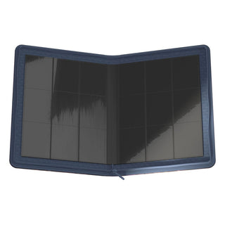Offenes Zipfolio 360 Xenoskin Sammelkartenordner von Ultimate Guard, leer, mit Reißverschluss.