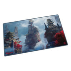 Ultimate Guard Play-Mat mit "Tarkir: Dragonstorm" Artwork, zeigt Cori Mountain Monastery, 61x35 cm.