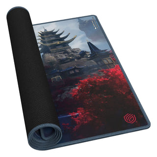 Magic: The Gathering Play-Mat mit "Tarkir: Dragonstorm"-Motiv, zeigt Cori Mountain Monastery, 61x35 cm, von Ultimate Guard.