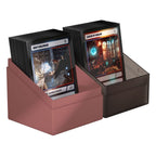 Ultimate Guard Boulder 100+ Deck-Box mit Karten, Harry Potter Gryffindor Design, offen, zwei Fächer.
