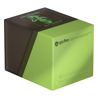Ultimate Guard Boulder 100+ Deck-Box, Slytherin Design, Harry Potter, grün-schwarz, Schlangensymbol.