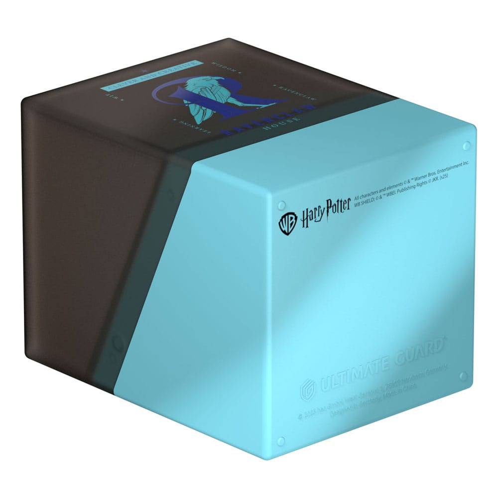 Ultimate Guard Boulder 100+ Deck-Box, Harry Potter Ravenclaw Design, blau-schwarz, stabile Kartenbox.