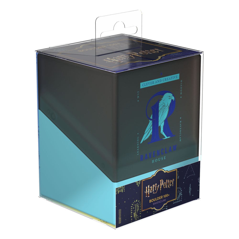Ultimate Guard Boulder 100+ Deck-Box, Harry Potter Ravenclaw Design, in Verpackung.