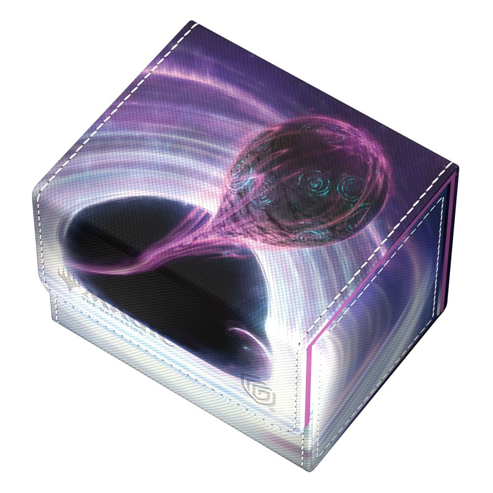 Ultimate Guard Sidewinder 100+ Xenoskin Deck-Box mit lila kosmischem Design für Magic: The Gathering.