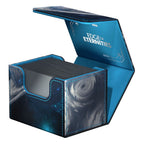 Ultimate Guard Sidewinder 100+ Xenoskin Deck-Box für Magic: The Gathering, geöffnet, mit Karten, Design "Edge of Eternities".
