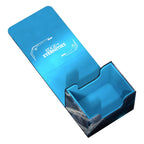 Ultimate Guard Sidewinder 100+ Xenoskin Deck-Box, offen, blau, "Edge of Eternities"-Design.