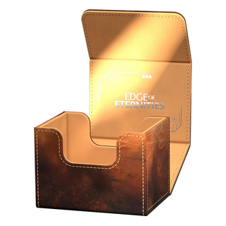 Ultimate Guard Sidewinder 100+ Xenoskin Deck-Box, offen, mit "Edge of Eternities"-Design, für Magic: The Gathering.