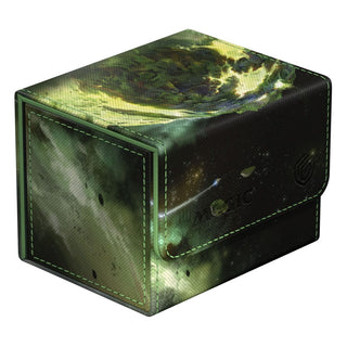 Ultimate Guard Sidewinder 100+ Xenoskin Deck-Box, grün-schwarzes Design, für Magic: The Gathering Karten.