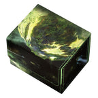 Ultimate Guard Sidewinder 100+ Xenoskin Deck-Box mit grünem Wirbel-Design.