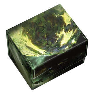Ultimate Guard Sidewinder 100+ Xenoskin Deck-Box in grünem Design für Magic: The Gathering.
