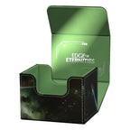 Ultimate Guard Sidewinder 100+ Xenoskin Deck-Box, grün, offen, "Edge of Eternities" Design, für Magic: The Gathering Karten.