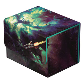 Ultimate Guard Sidewinder 100+ Xenoskin Deck-Box mit galaktischem Design für Magic: The Gathering.