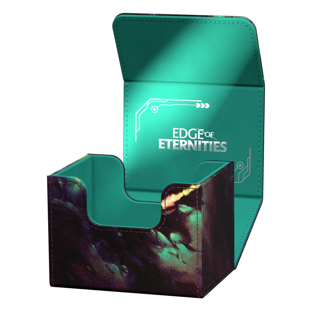 Ultimate Guard Sidewinder 100+ Xenoskin Deck-Box, offen, "Edge of Eternities" Design, für Magic: The Gathering Karten.
