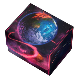 Ultimate Guard Sidewinder 100+ Xenoskin Deck-Box mit kosmischem Design, ideal für Magic: The Gathering Karten.