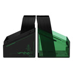 Deck-Box Boulder 100+ von Ultimate Guard mit Magic: The Gathering Artwork, schwarz und transparent, geöffnet.