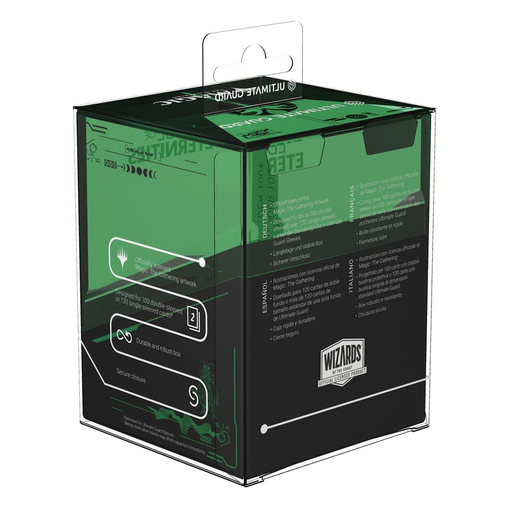 Ultimate Guard Boulder 100+ Deck-Box, Magic: The Gathering "Edge of Eternities" Design, in Verpackung.