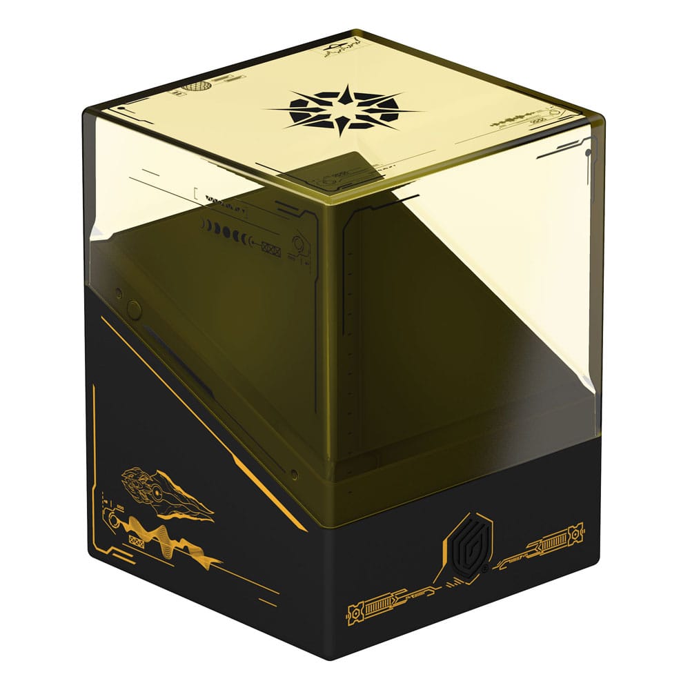 Ultimate Guard Boulder 100+ Deck-Box "Edge of Eternities" mit Sunstar-Design, robust und lizenziert.