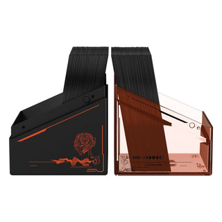 Ultimate Guard Boulder 100+ Deck-Box mit Magic: The Gathering "Edge of Eternities" Design, offen und leer.