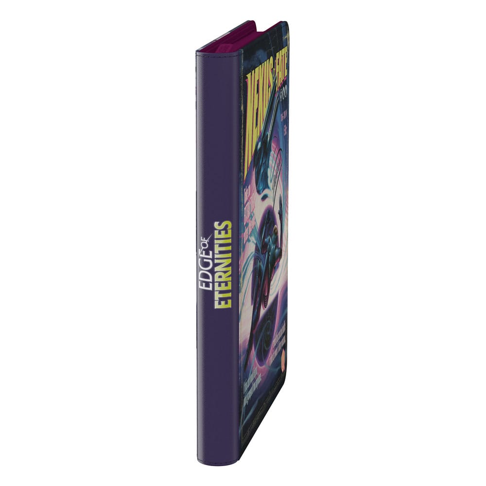 Ultimate Guard Zipfolio 360 Xenoskin mit Magic: The Gathering "Edge of Eternities"-Design, seitliche Ansicht.