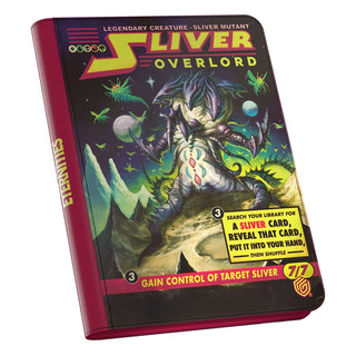 Ultimate Guard Zipfolio 360 Xenoskin mit Sliver Overlord Artwork aus Magic: The Gathering "Edge of Eternities".