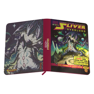 Ultimate Guard Zipfolio 360 Xenoskin mit Sliver Overlord Artwork aus Magic: The Gathering "Edge of Eternities".