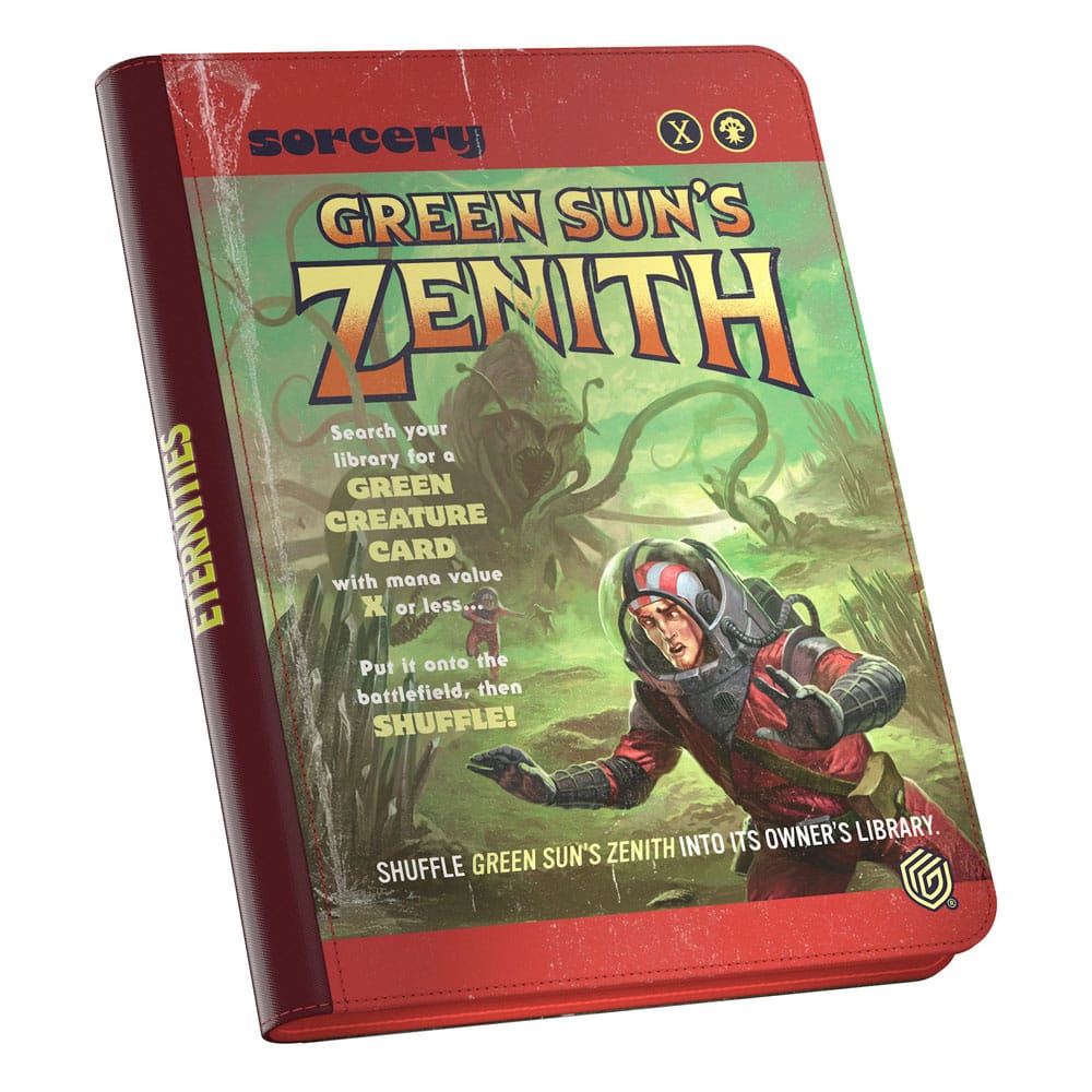 Ultimate Guard Zipfolio 360 Xenoskin mit "Green Sun’s Zenith"-Artwork aus Magic: The Gathering, Edge of Eternities-Set.
