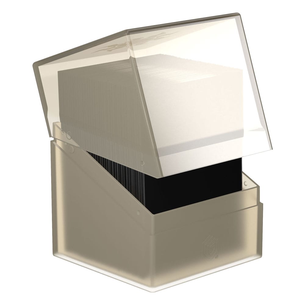 Ultimate Guard Boulder 100+ Hybrid Deckbox, transparentes Oberteil, Soft-Touch-Unterteil, für Magic: The Gathering Karten.