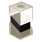 Ultimate Guard Boulder 100+ Hybrid Deckbox, transparent mit Plains-Symbol, für Magic: The Gathering Karten.