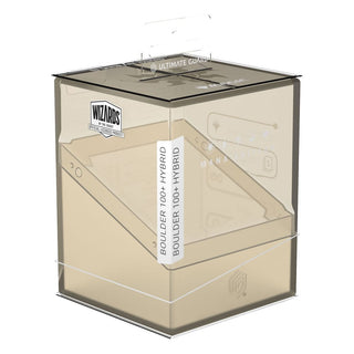 Ultimate Guard Boulder 100+ Hybrid Plains, transparent Deckel, Soft-Touch Unterteil, MTG Mana Edition.