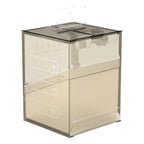 Ultimate Guard Boulder 100+ Hybrid Deckbox, transparent mit Soft-Touch-Unterteil, Magic: The Gathering Plains Design.